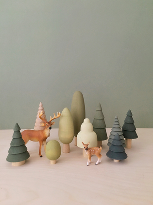 Набір дерев'яних іграшок Ліс 5