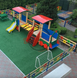 Детский гимнастический комплекс для улицы Паровозик с вагончиком
