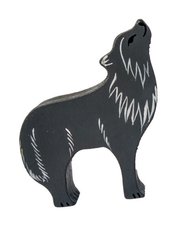 Деревянная фигурка Волчица 1
