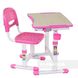 Комплект парта и стул-трансформеры PICCOLINO ІІ , Розовый, от 3-х до 10-ти лет, 15, Навчальний стіл для однієї дитини, 17 кг