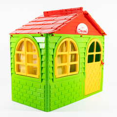 Будиночок дитячий ігровий зі шторками в 3 кольорах 690 мм 1