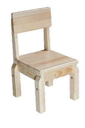 Деревянный стульчик 1