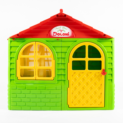 Будиночок дитячий ігровий зі шторками в 3 кольорах 690 мм 3