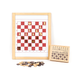 Деревянная игровая панель шахматы и шашки