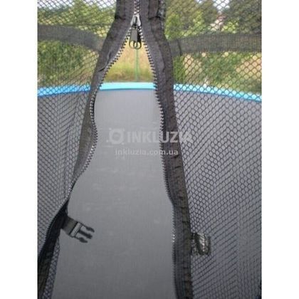 Батут FunFit 465 см з сіткою і драбина (3 місця) 6