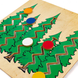 Дерев'яна ігрова панель Лабіринт - Ялинки
