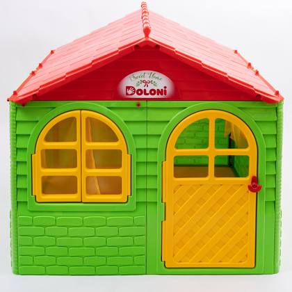 Будиночок дитячий ігровий зі шторками в 3 кольорах 1290 мм 3