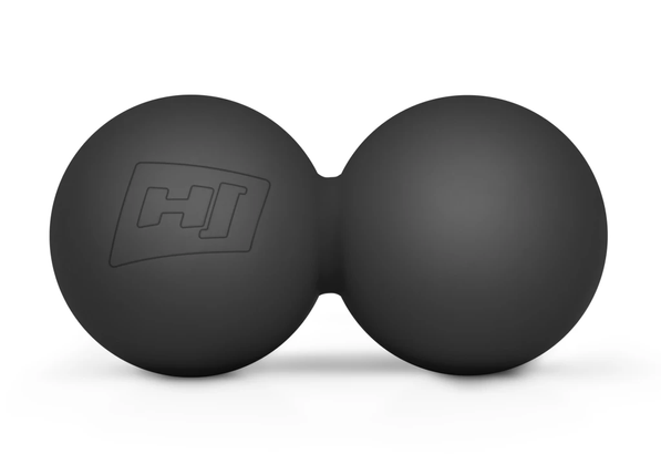 Силіконовий масажний подвійний м'яч 63 мм 1