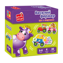 Гра розвиваюча з липучками Веселий фермер 1