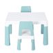 Детский функциональный столик "Моно Блу" и два стула