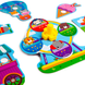 Игра-конструктор с пластиковыми болтами Парк развлечений для малышей