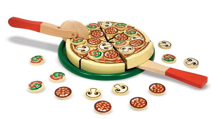 Пицца - деревянный набор 4
