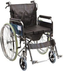 Коляска інвалідна з санітарним оснащенням без двигуна 1