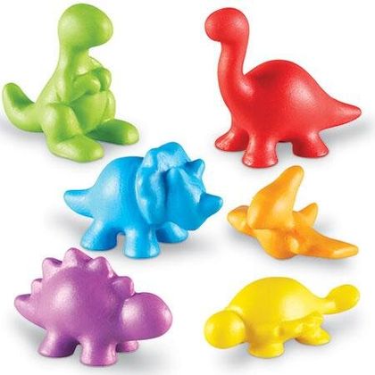 Гладкі фігурки для сортування Динозаври 1
