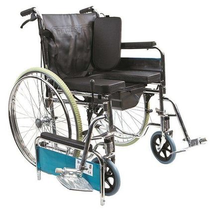 Коляска інвалідна з санітарним оснащенням без двигуна 4