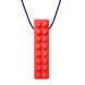 ARK’s Brick Stick™ текстурная жевательная подвеска, Красный, от 5 лет