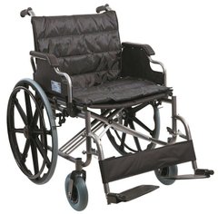 Коляска інвалідна для людей з великою вагою без двигуна 1