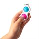 Тактильний антистрес-брелок Кнопки Fat Brain Toys Simpl Dimpl, Силікон, від 3 років