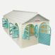 Будиночок дитячий ігровий зі шторками в 3 кольорах 2560 мм 1