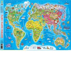 Детская карта мира 1