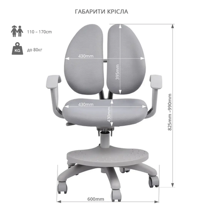 Детское универсальное ортопедическое кресло Fresco 7