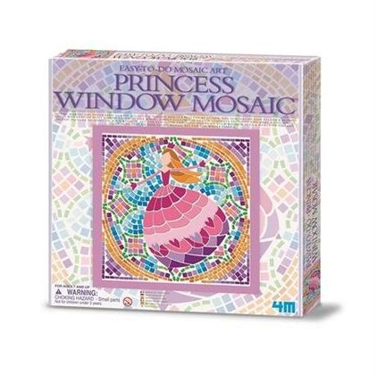 Набір для творчості 4M Мозаїка на вікно Фея Русалка Принцеса 3