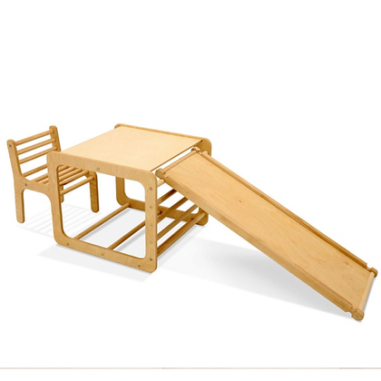 Комплект дитячого столика та стільця Кубік з гіркою 5