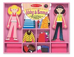 Эбби и Эмма - магнитная одевалка 1