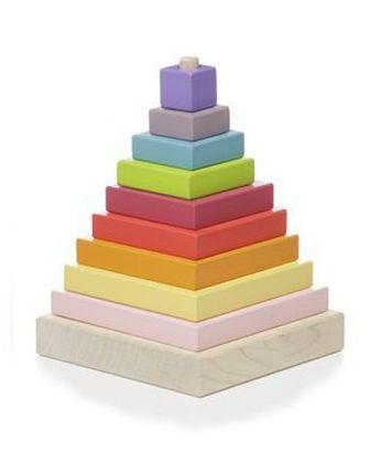 Дерев'яна розвиваюча іграшка Пірамідка 1