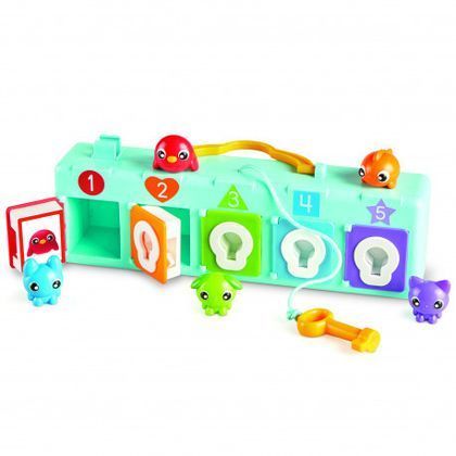 Игровой набор Зверята и дверцы с ключом 3