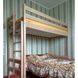 Ліжко-горище Альпи, Сосна, спальне місце: 190*80 см, 122 см, лак, без тонування