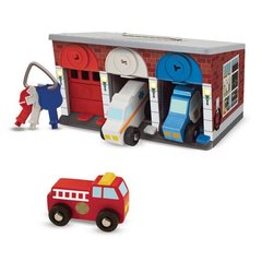 Дитячий гараж з рятувальними машинами 1