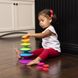 Пирамидка Башня из цветных катушек Fat Brain Toys Spoolz, Пластик, От 10 месяцев