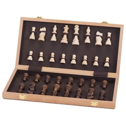 Настільна гра Шахи в дерев'яному футлярі 2