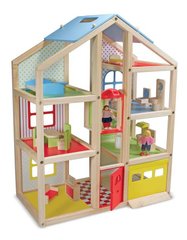 Ляльковий будиночок з підйомником та меблями 1