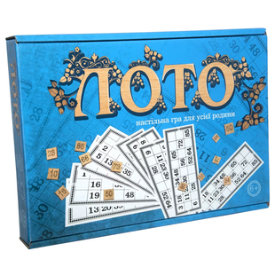Настольная игра Лото с деревянными фишками 1