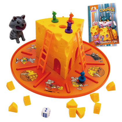 Игра настольная развлекательная Сырная вечеринка 3