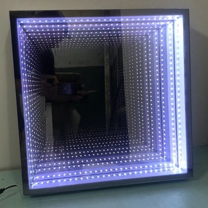 Зеркало с эффектом бесконечность для сенсорной комнаты 4