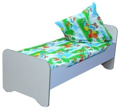 Кровать детская с закругленными перилами 1