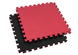 Мат-пазл EVA 2 см – 4 части, черно-красный