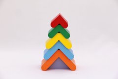 Пирамидка Цветная елка 1