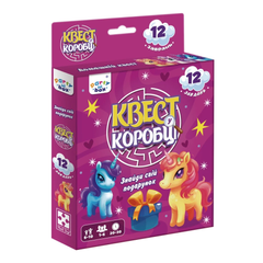 Игра настольная развлекательная Квест в коробке Единорожки 1