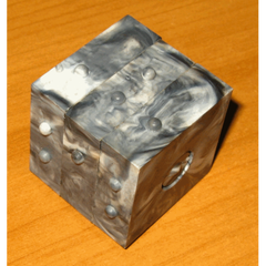 Кубик-буква для вивчення Брайля 1